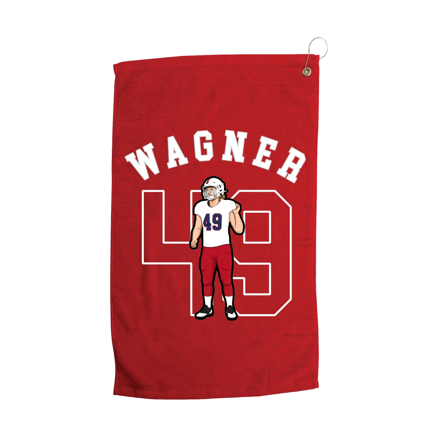 Golf Towel — Shirsey Arch in Red