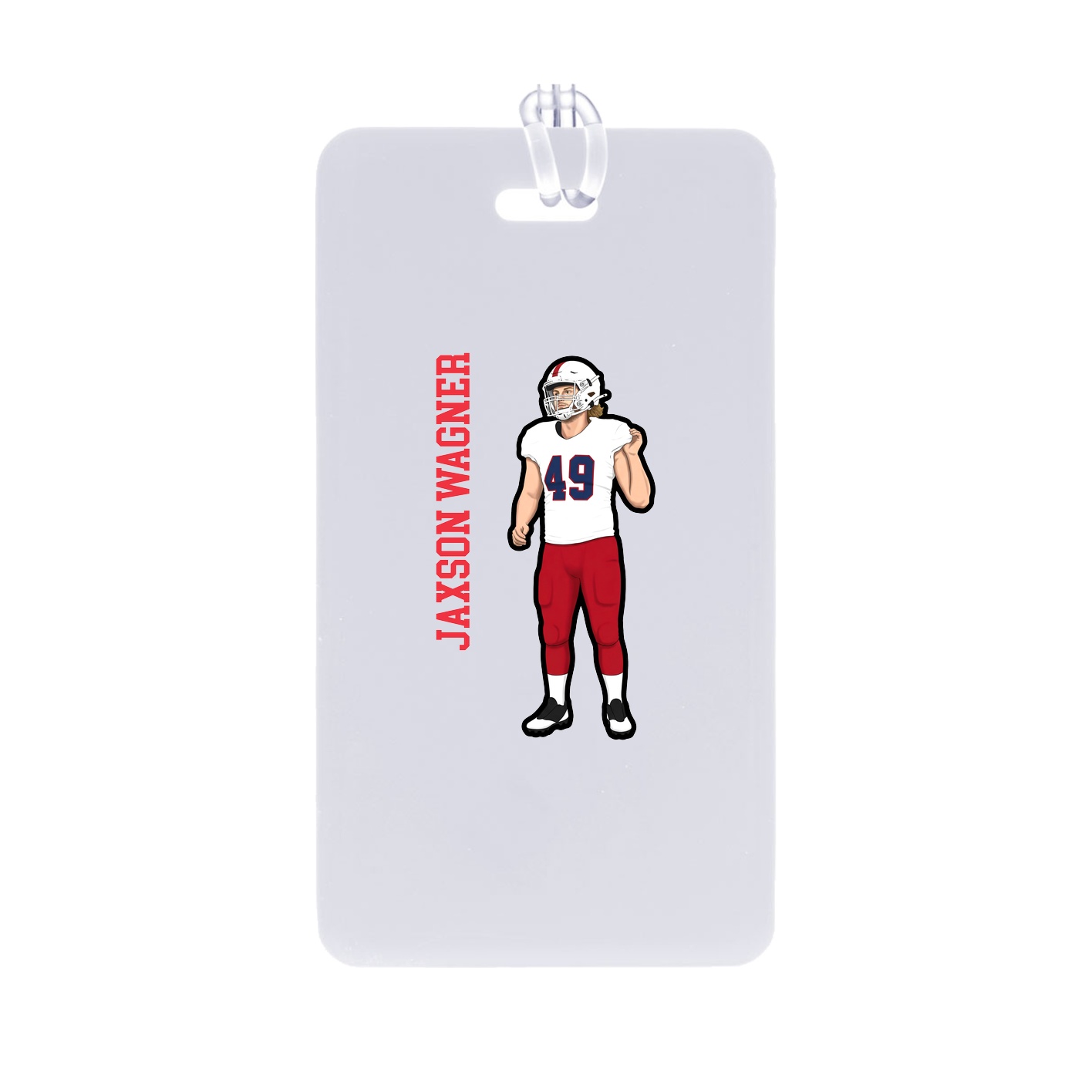 Bag Tag — Name Vertical in Classic