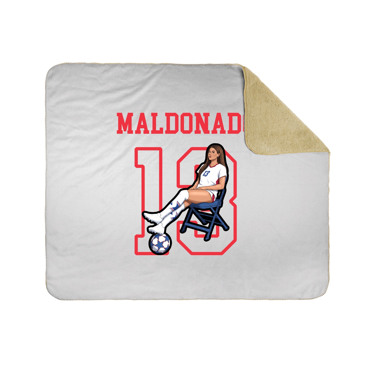 Throw Blanket — Shirsey in White