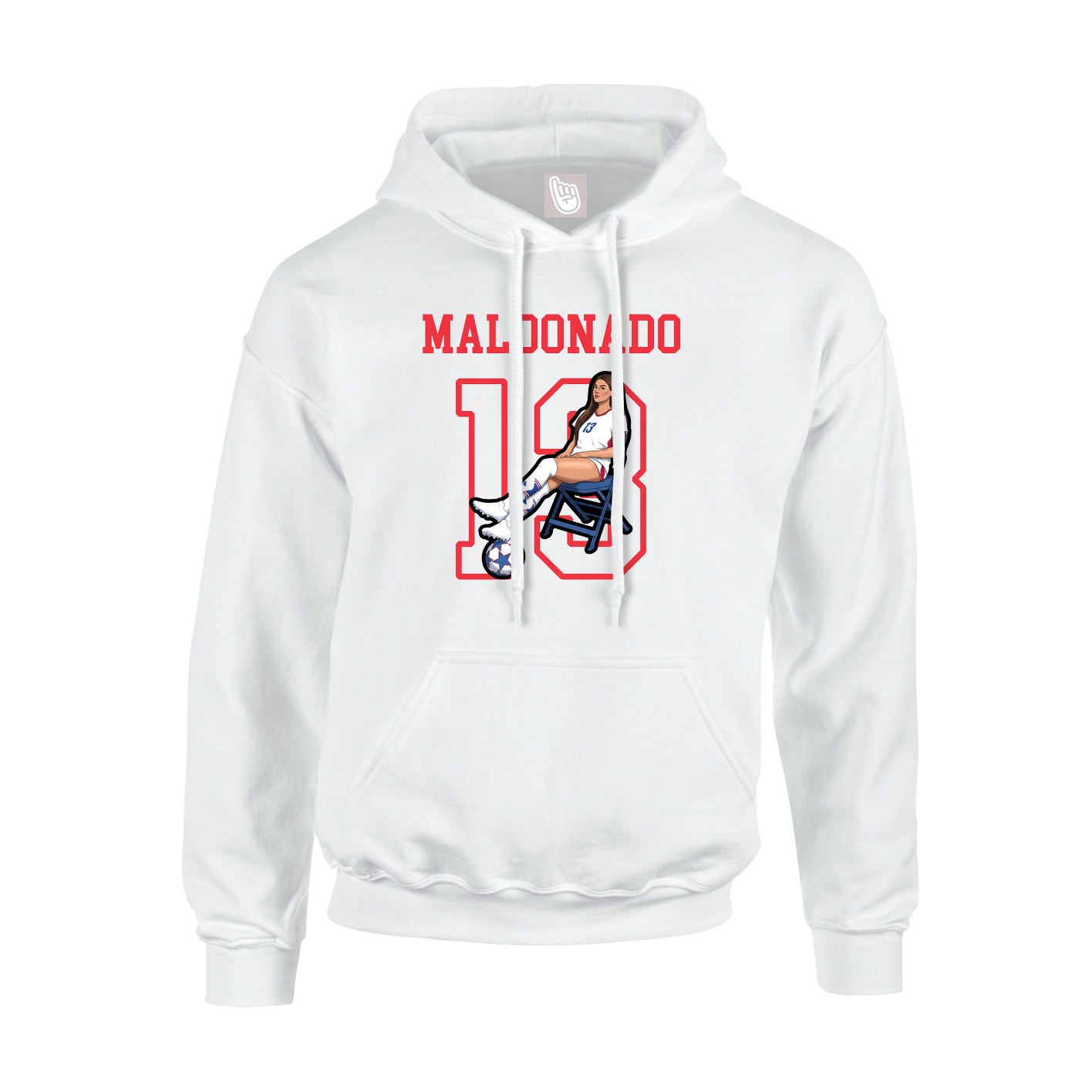 Hoodie — Shirsey in White
