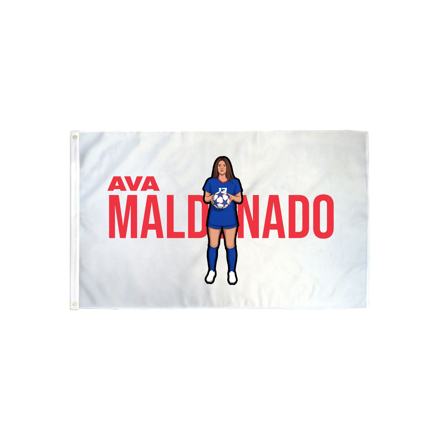 3x5 Flag — Player Name in Classic