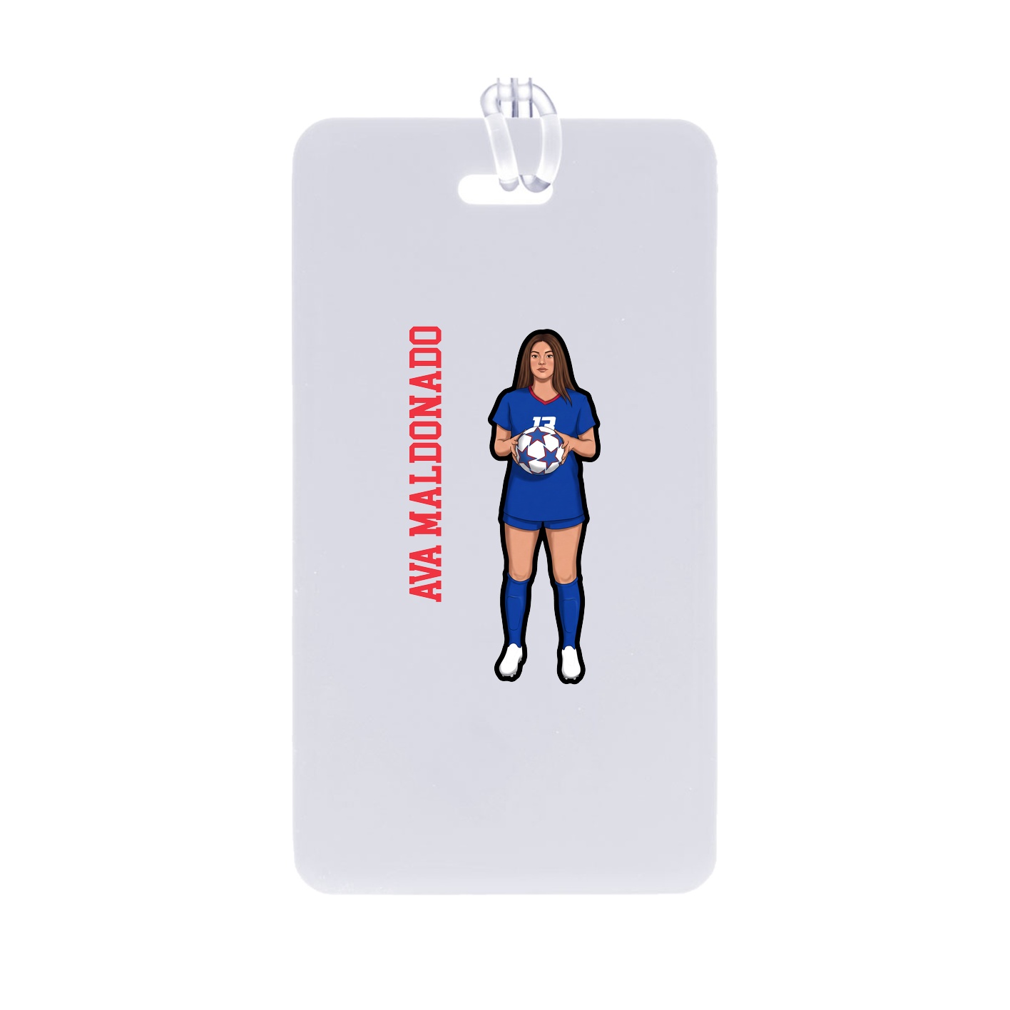Bag Tag — Name Vertical in Classic