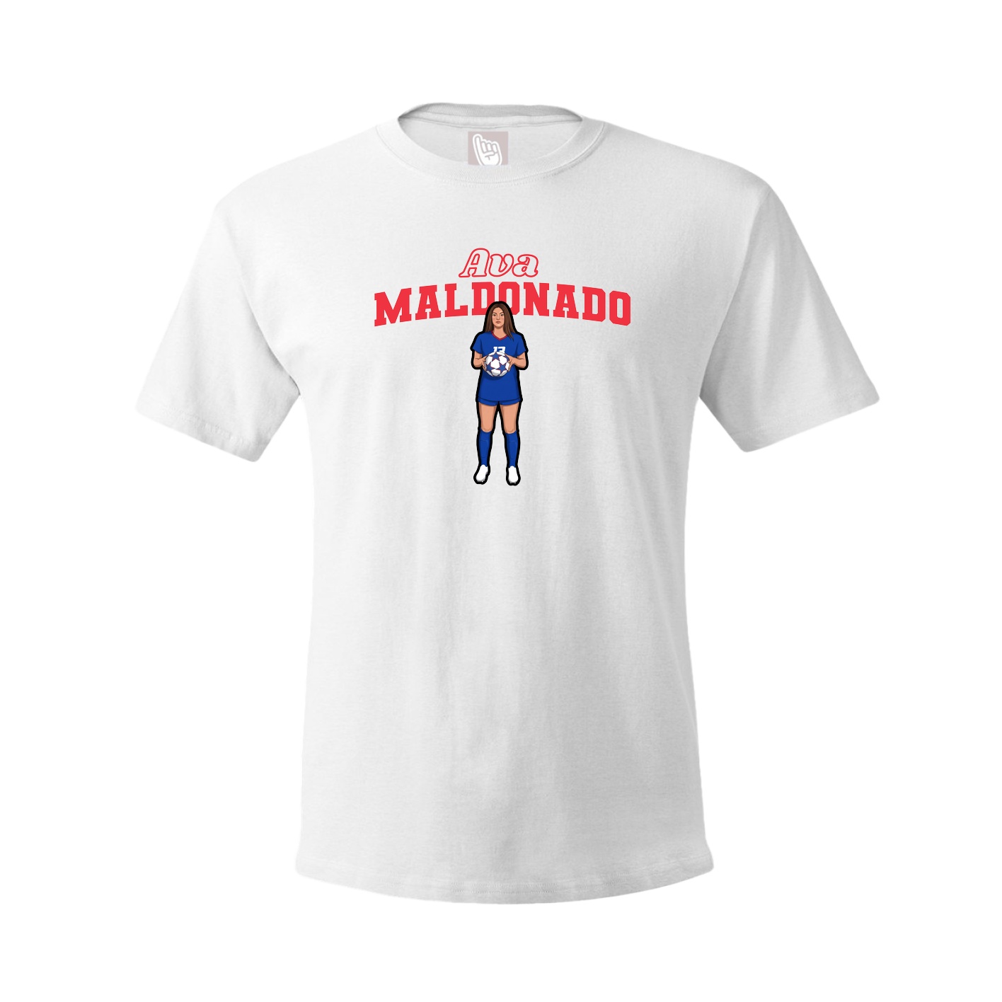 Tee — Name Arch in White