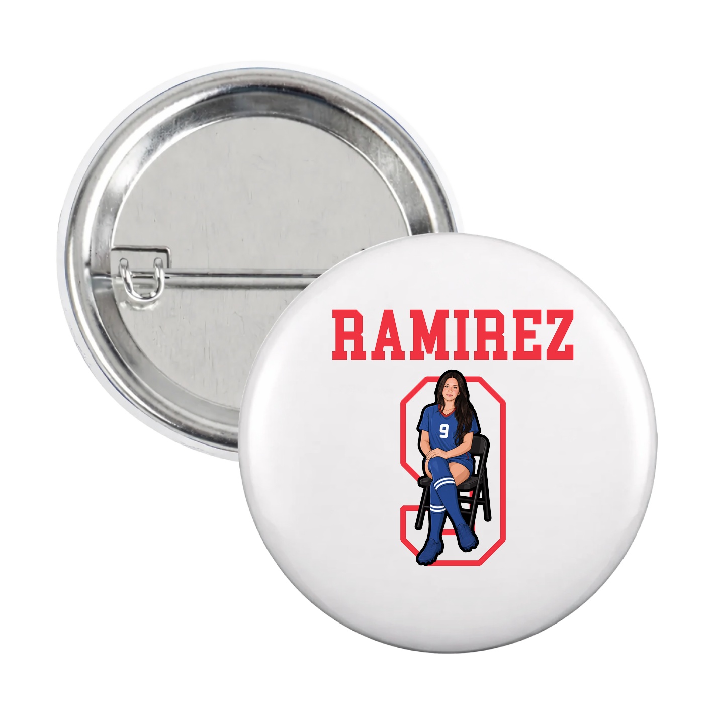 Game Day Button — Shirsey in White