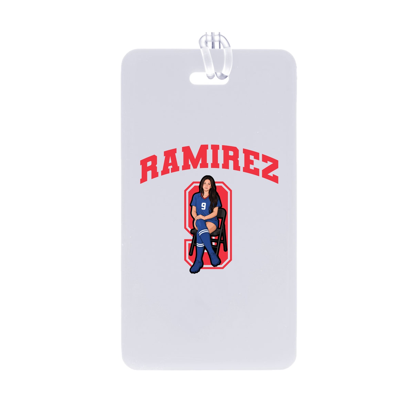 Bag Tag — Number in Classic