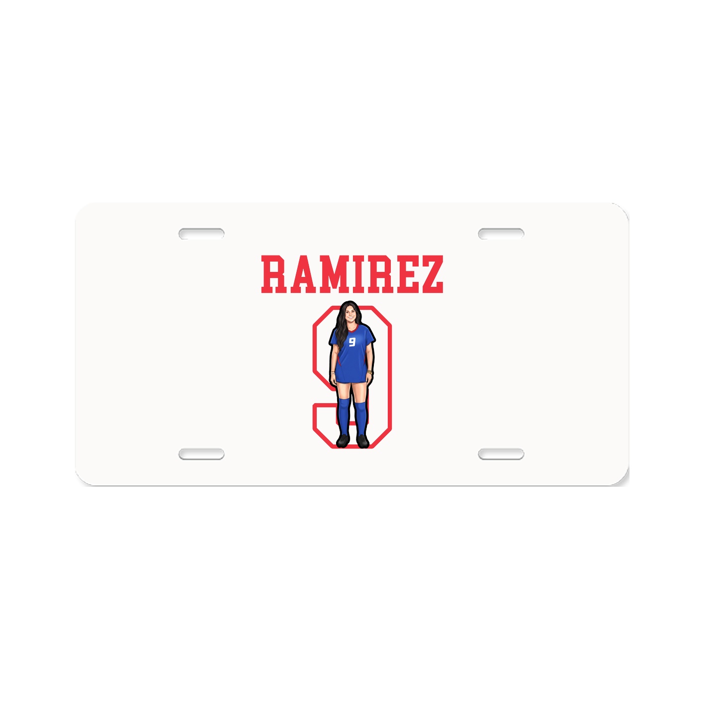 License Plate — Shirsey in Classic
