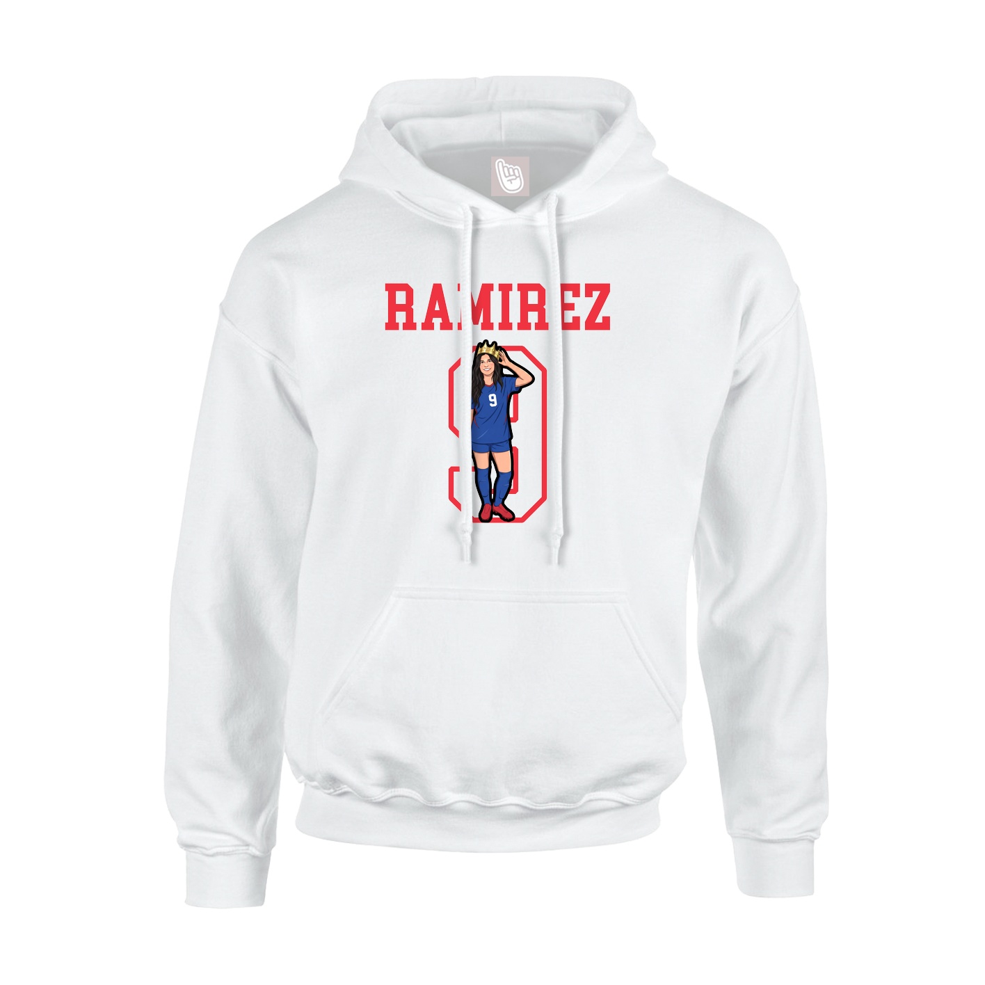Hoodie — Shirsey in White