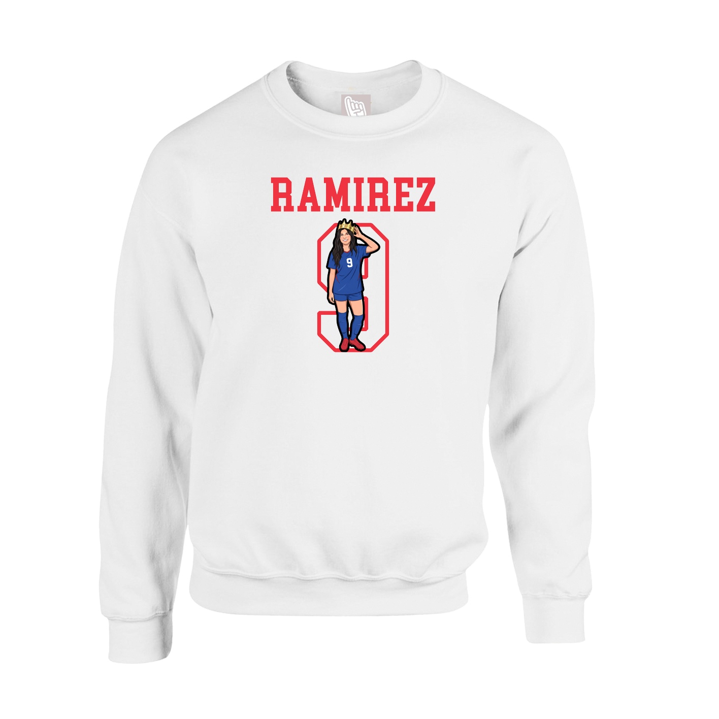 Fleece Crew — Shirsey in White