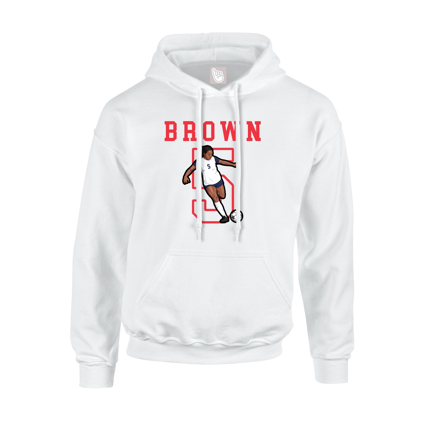 Hoodie — Shirsey in White
