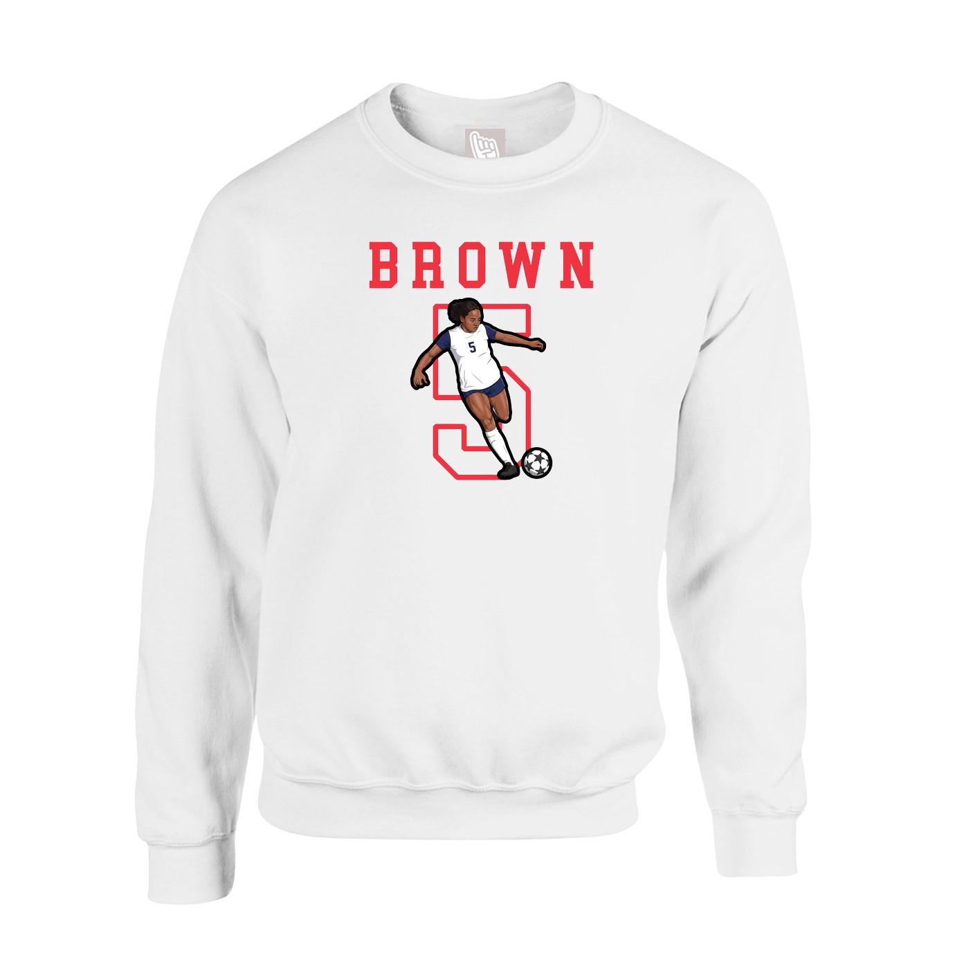 Fleece Crew — Shirsey in White