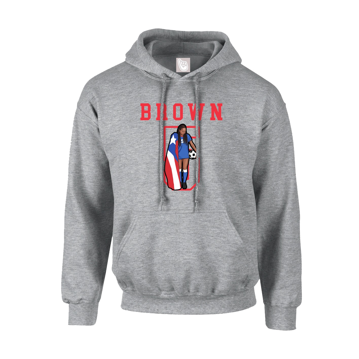 Hoodie — Shirsey in Grey