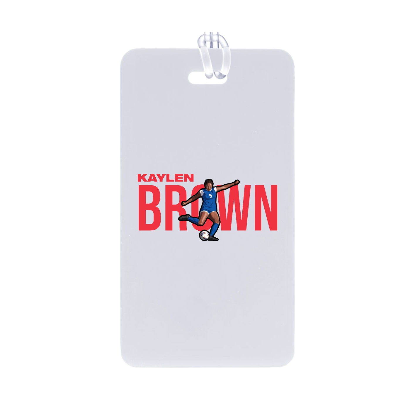 Bag Tag — Player Name in Classic
