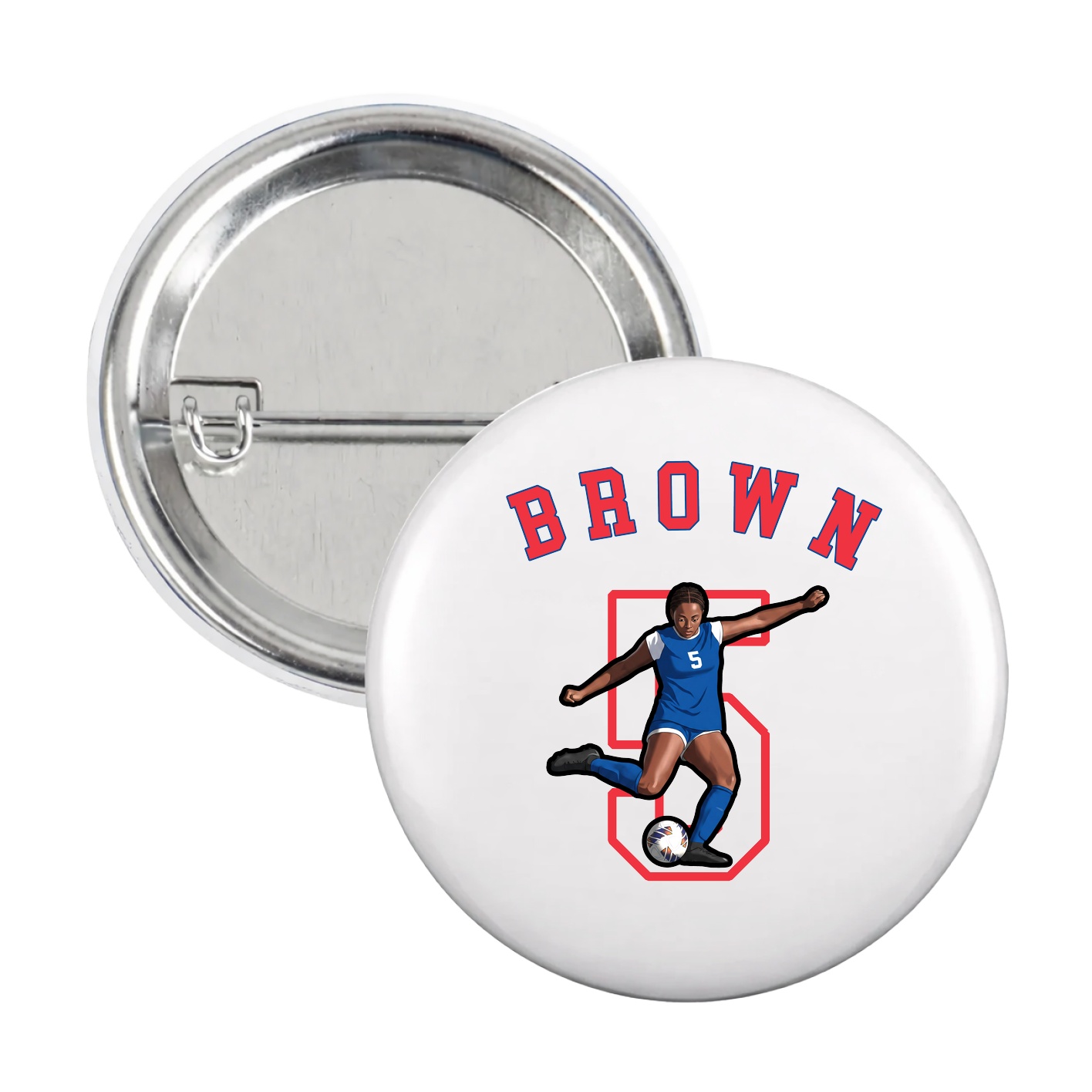 Game Day Button — Shirsey Arch in White