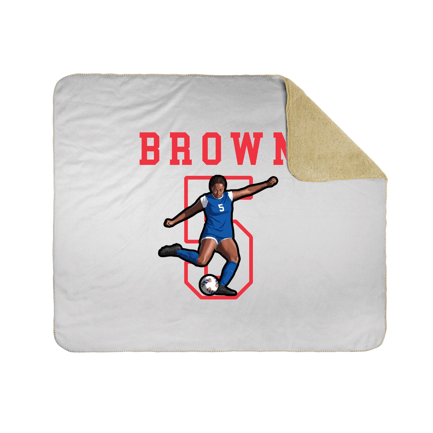 Throw Blanket — Shirsey in White