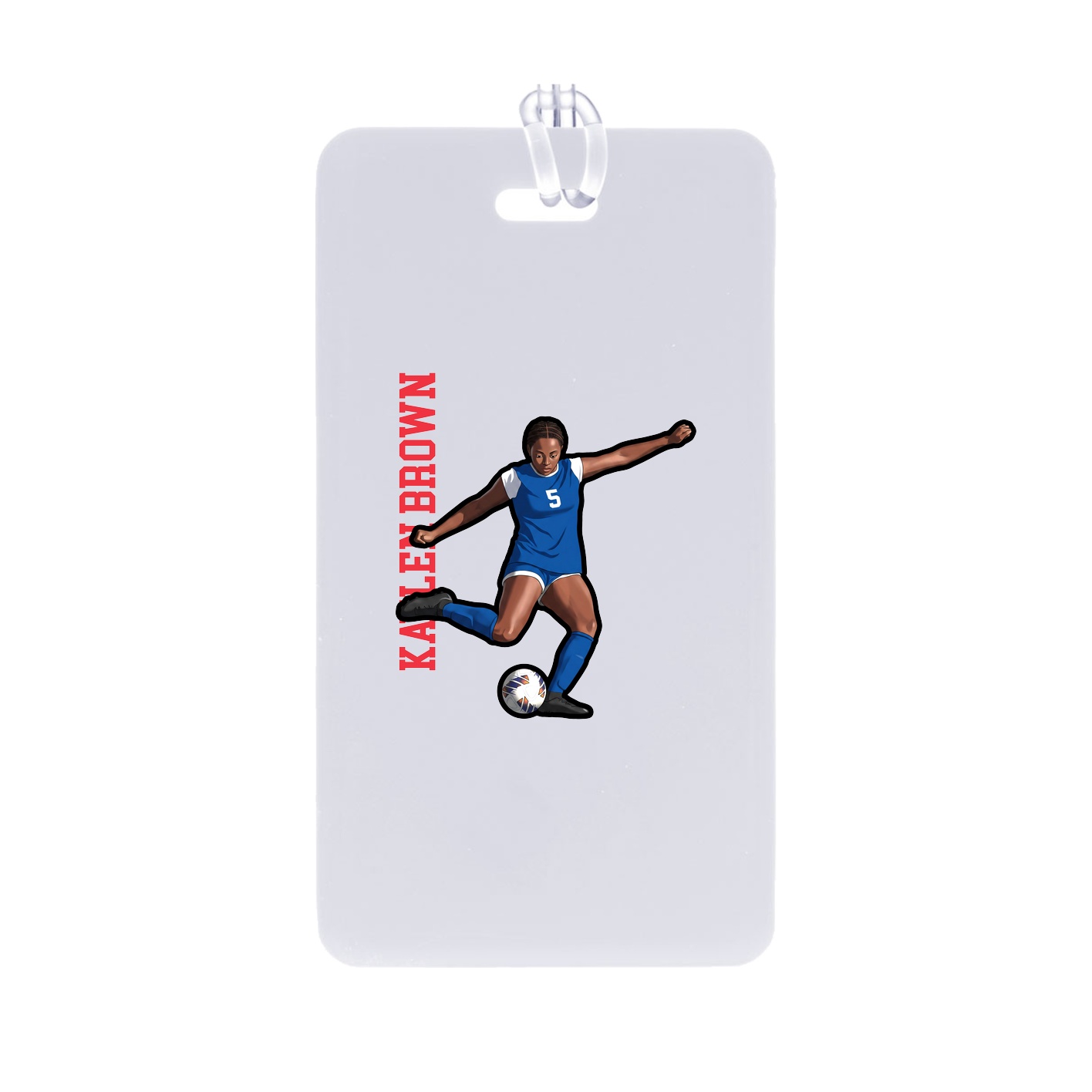 Bag Tag — Name Vertical in Classic