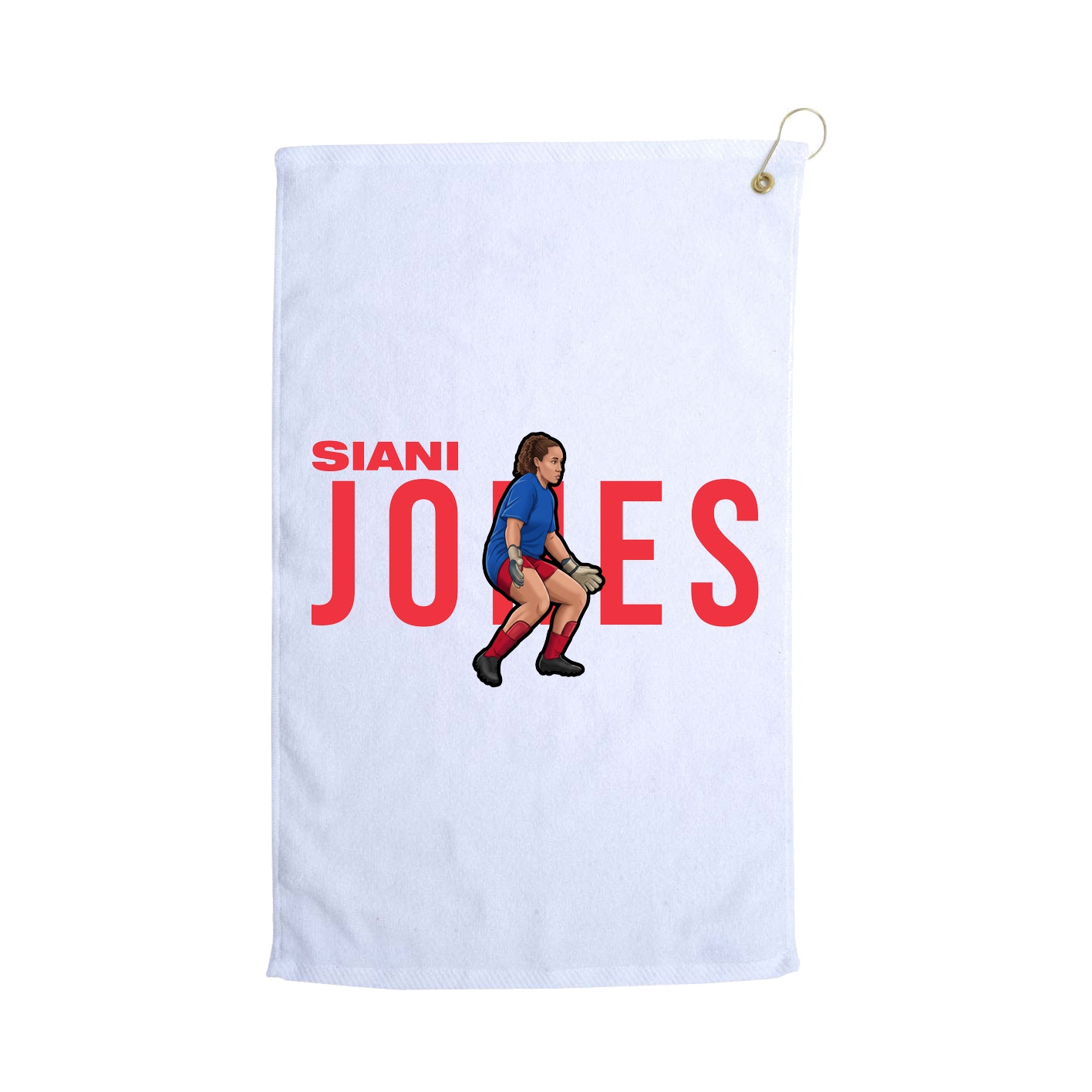 Golf Towel — Player Name in White