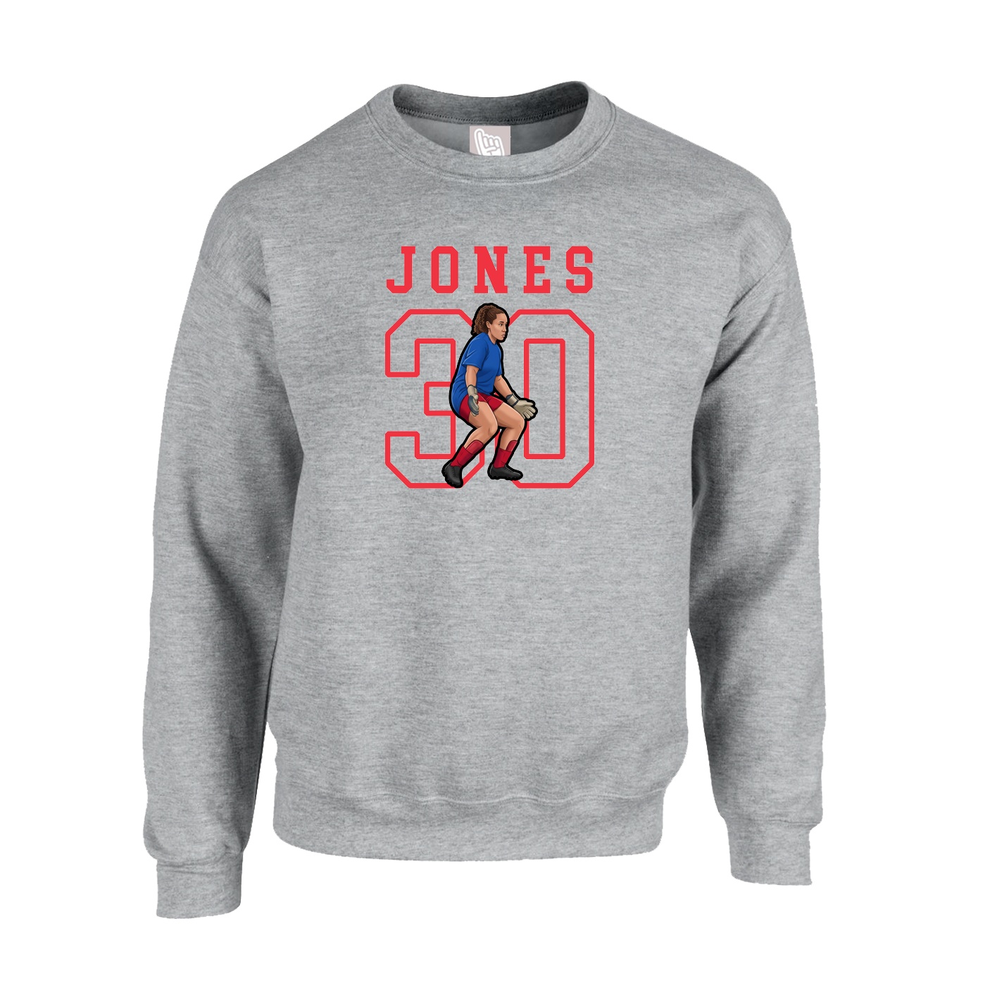 Fleece Crew — Shirsey in Grey