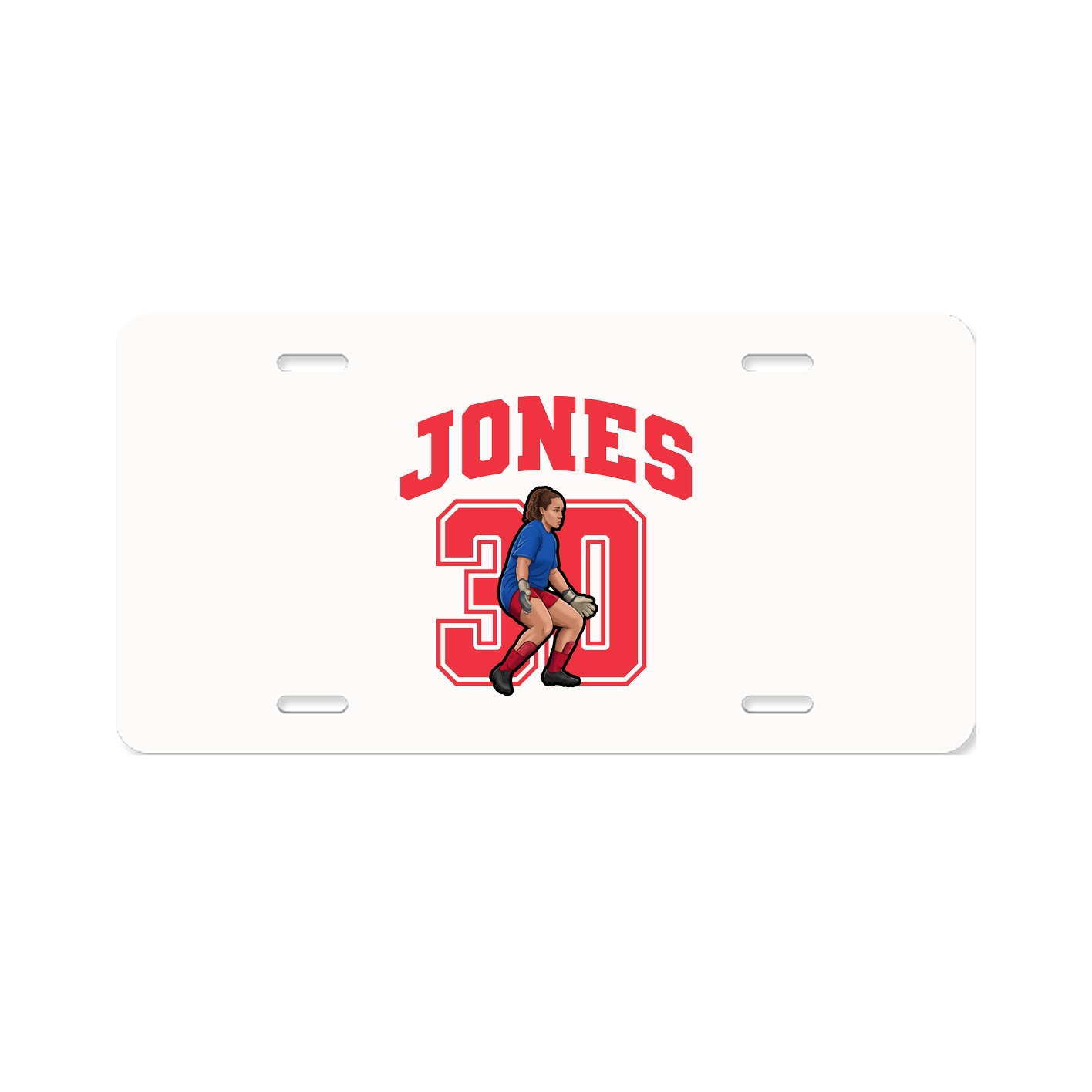 License Plate — Number in Classic