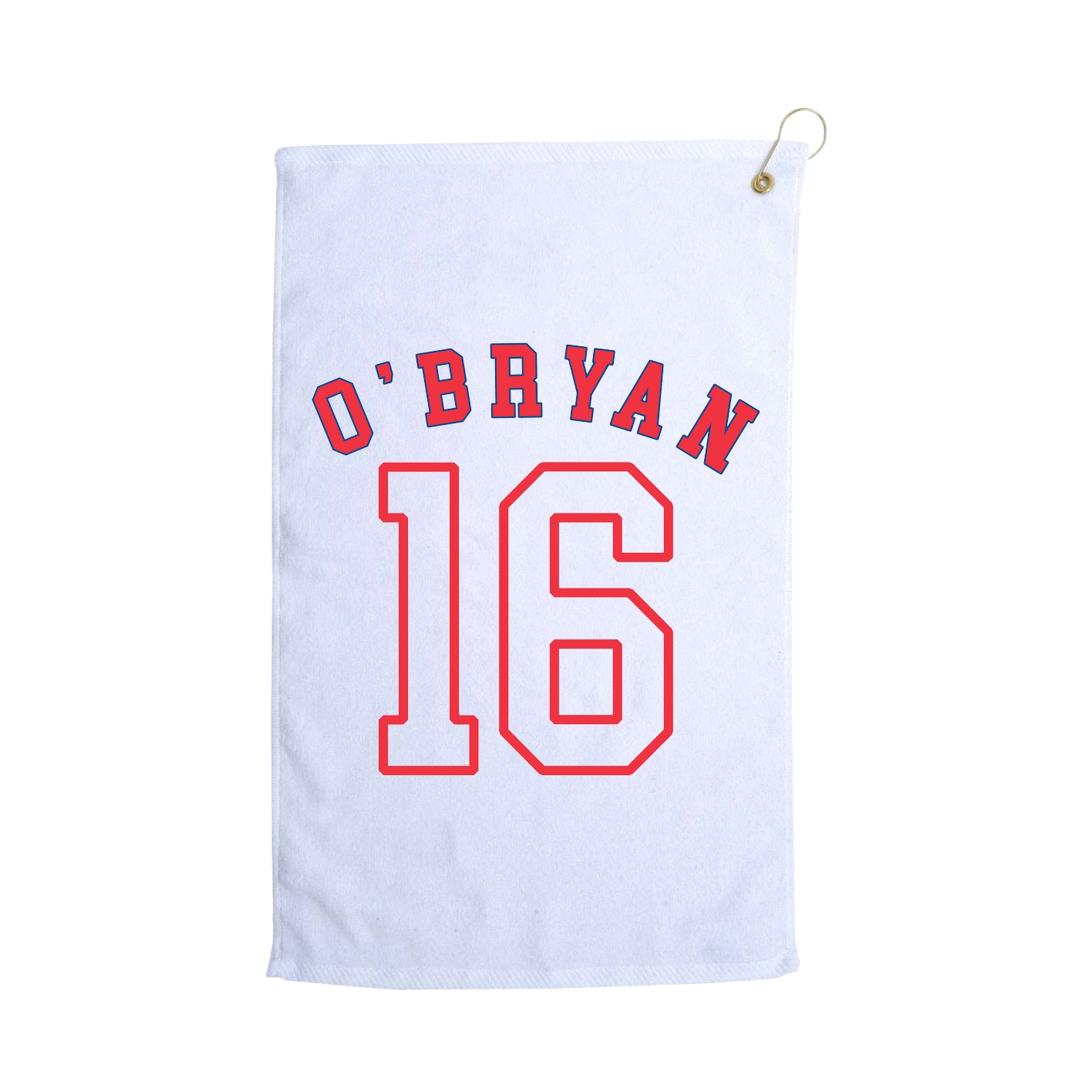 Golf Towel — Shirsey Arch in White