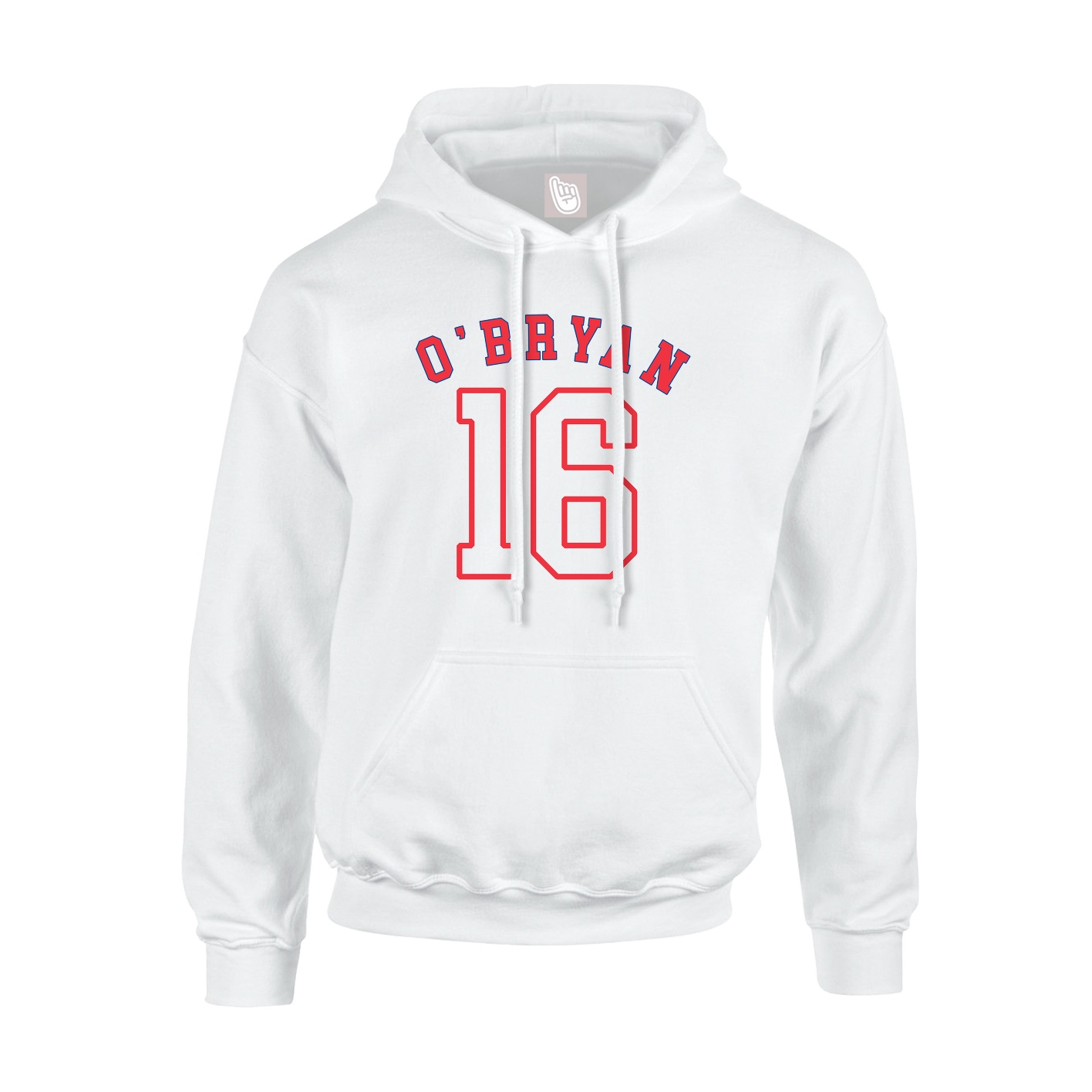 Youth Hoodie — Shirsey Arch in White