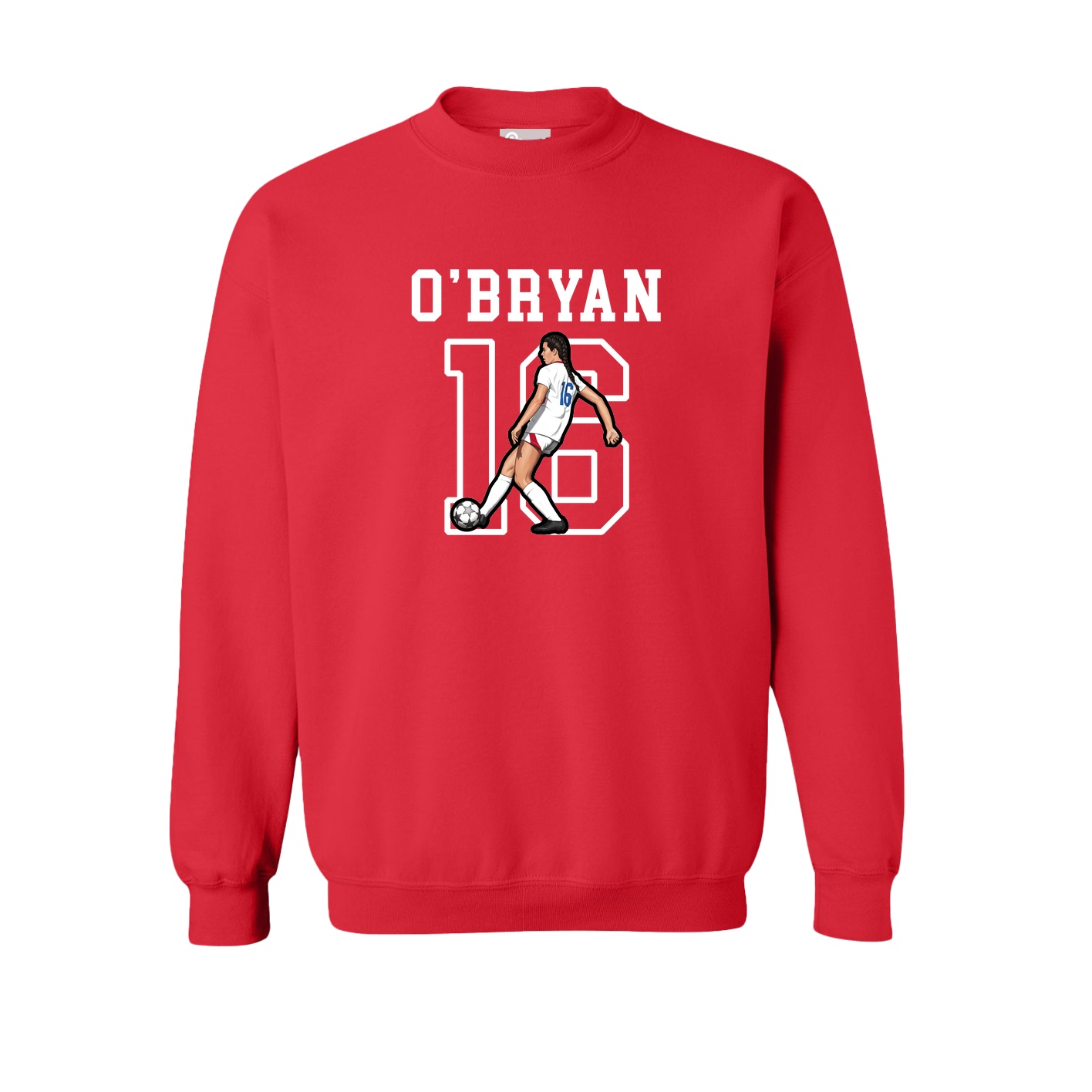 Fleece Crew — Shirsey in Red