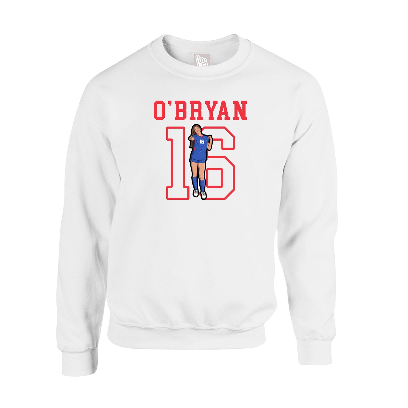 Fleece Crew — Shirsey in White
