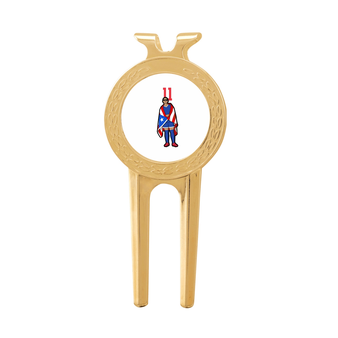 Divot Tool with Ball Marker — Number Top in Classic