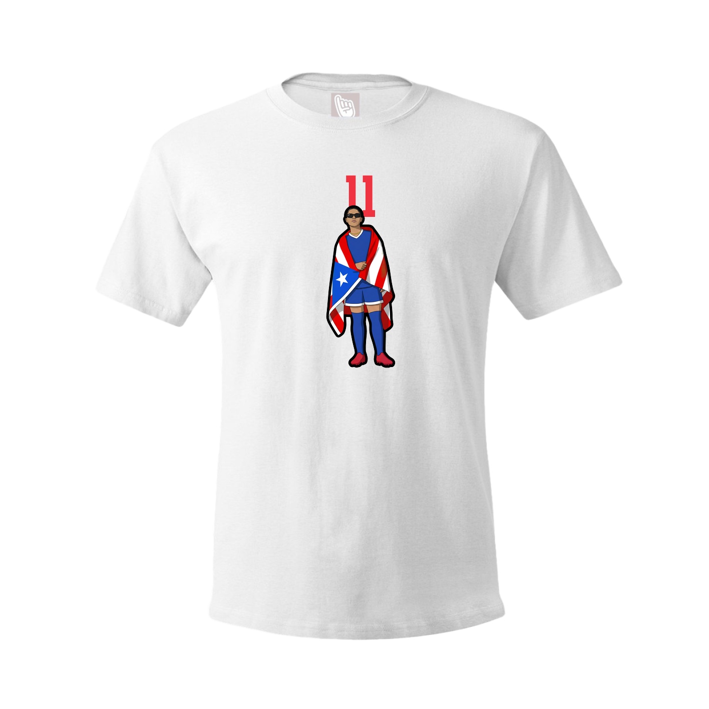 Tee — Number Top in White