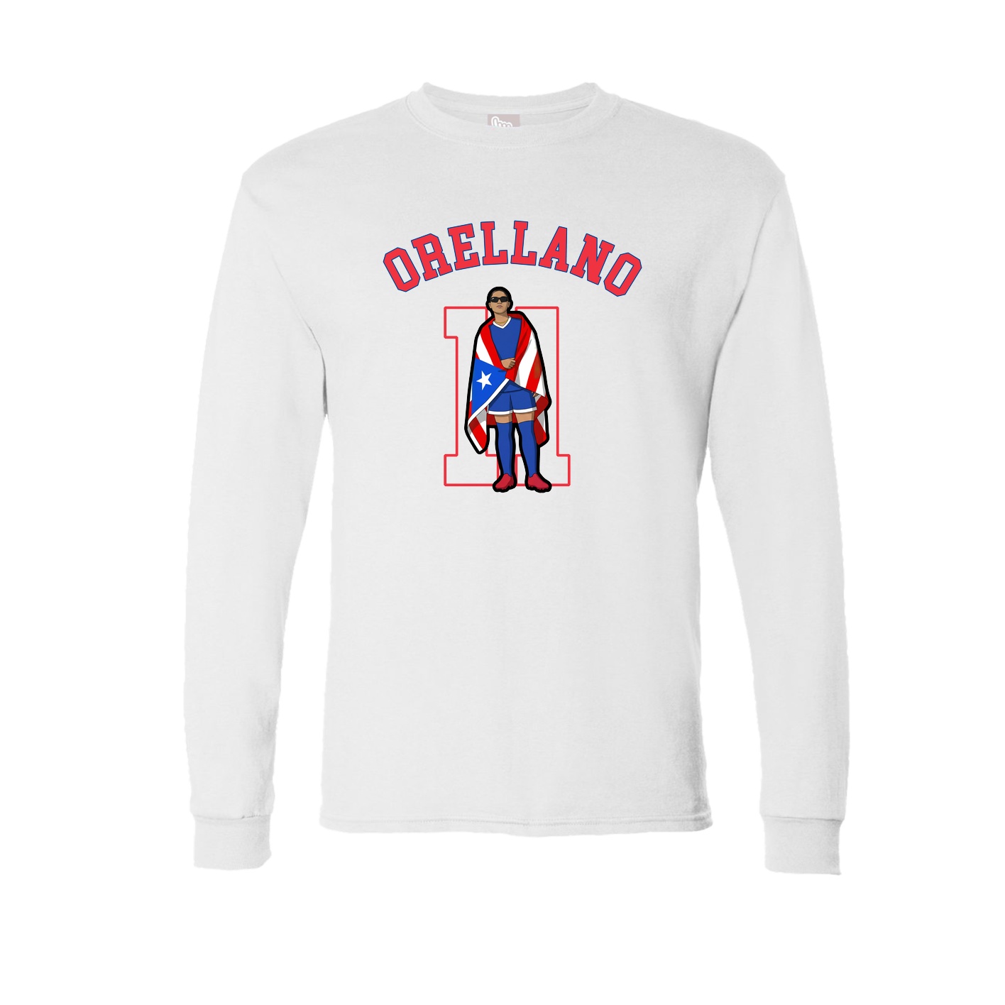 Long Sleeve Tee — Shirsey Arch in White