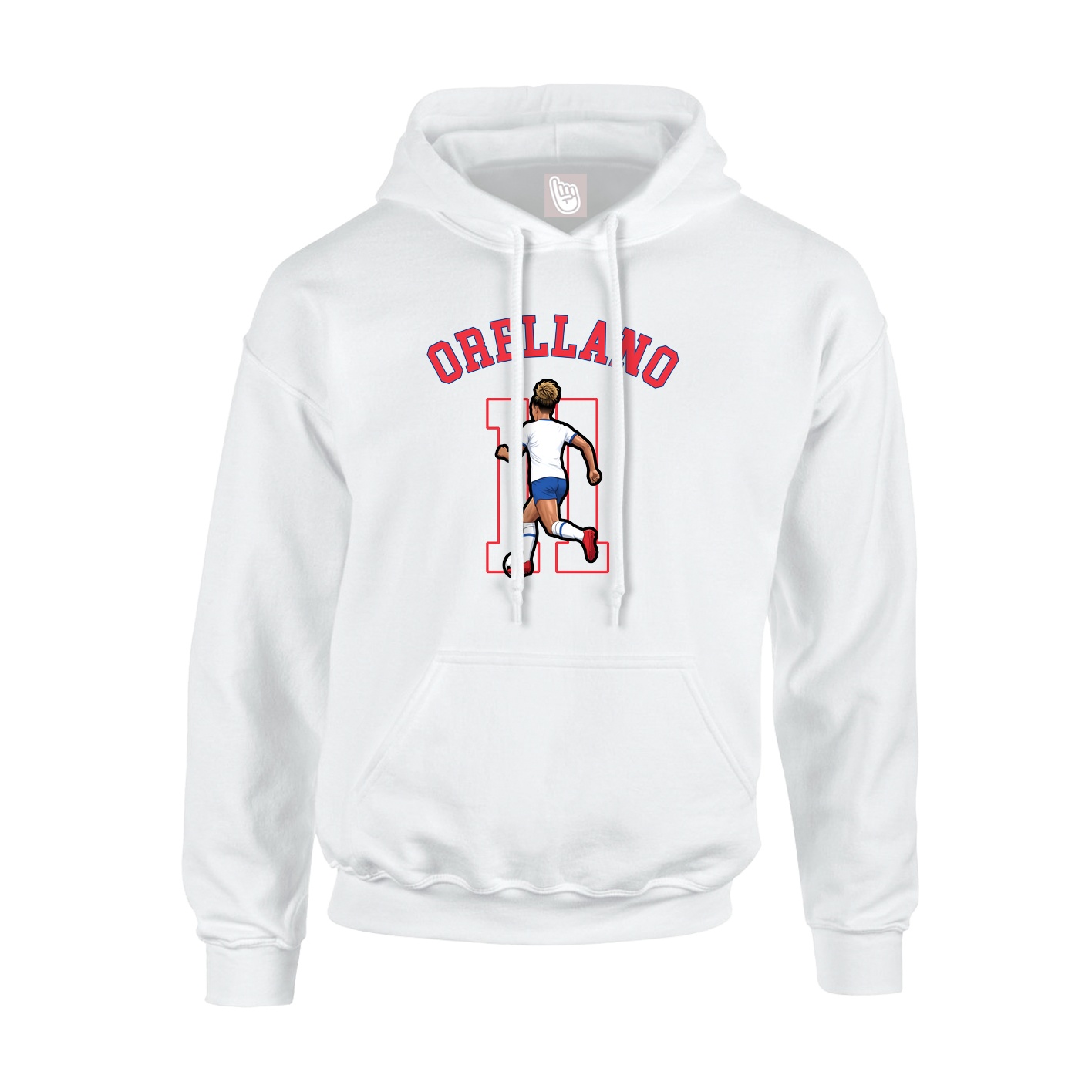 Youth Hoodie — Shirsey Arch in White