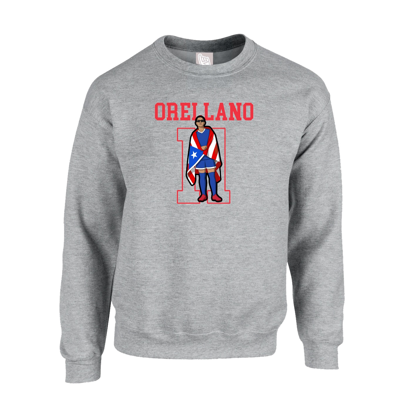 Fleece Crew — Shirsey in Grey