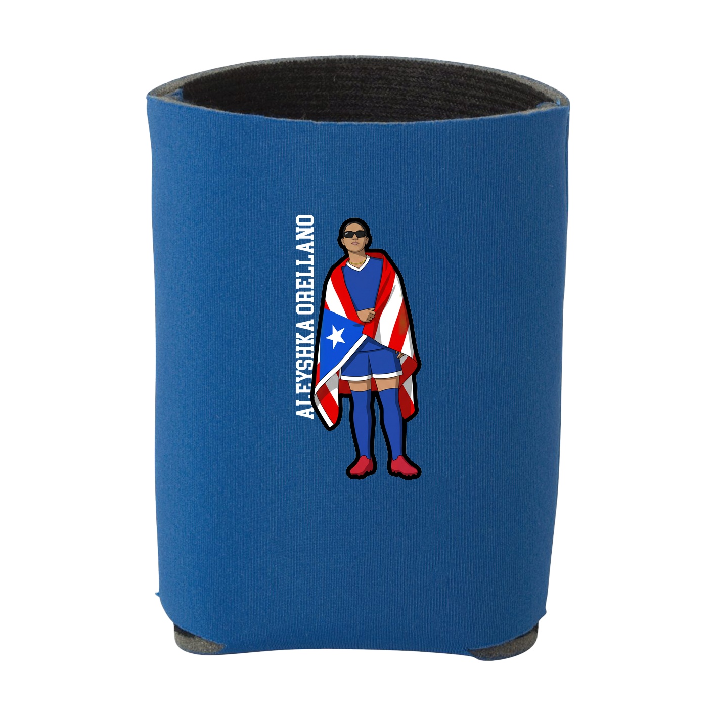 Can Holder — Name Vertical in Royal
