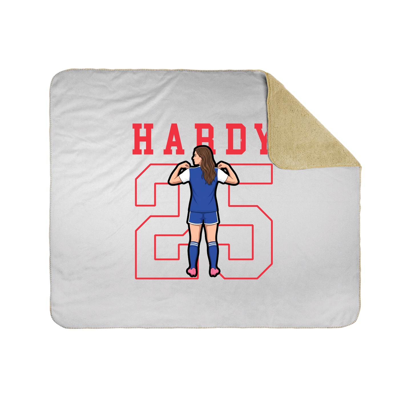 Throw Blanket — Shirsey in White