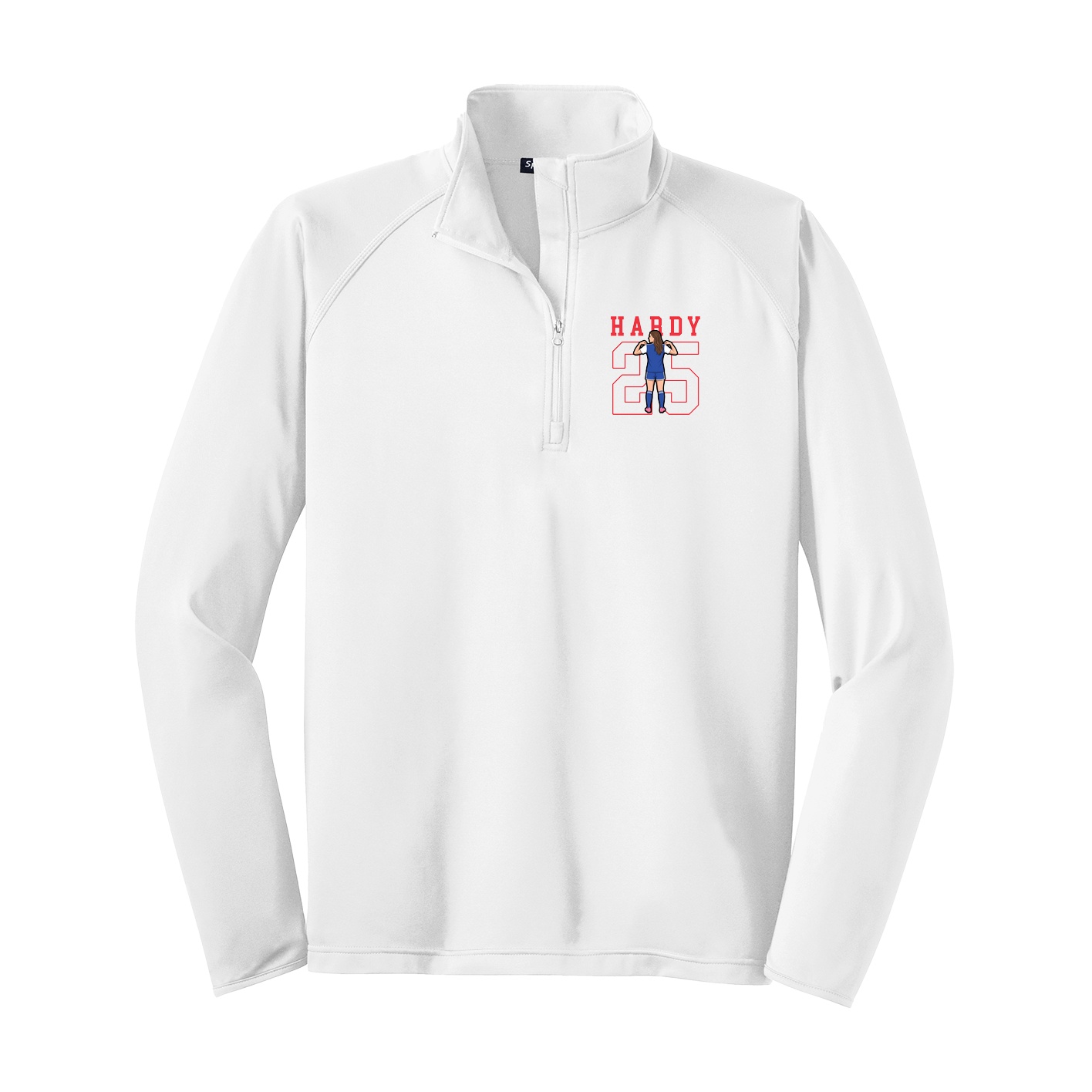 Q-Zip Pullover — Shirsey in White