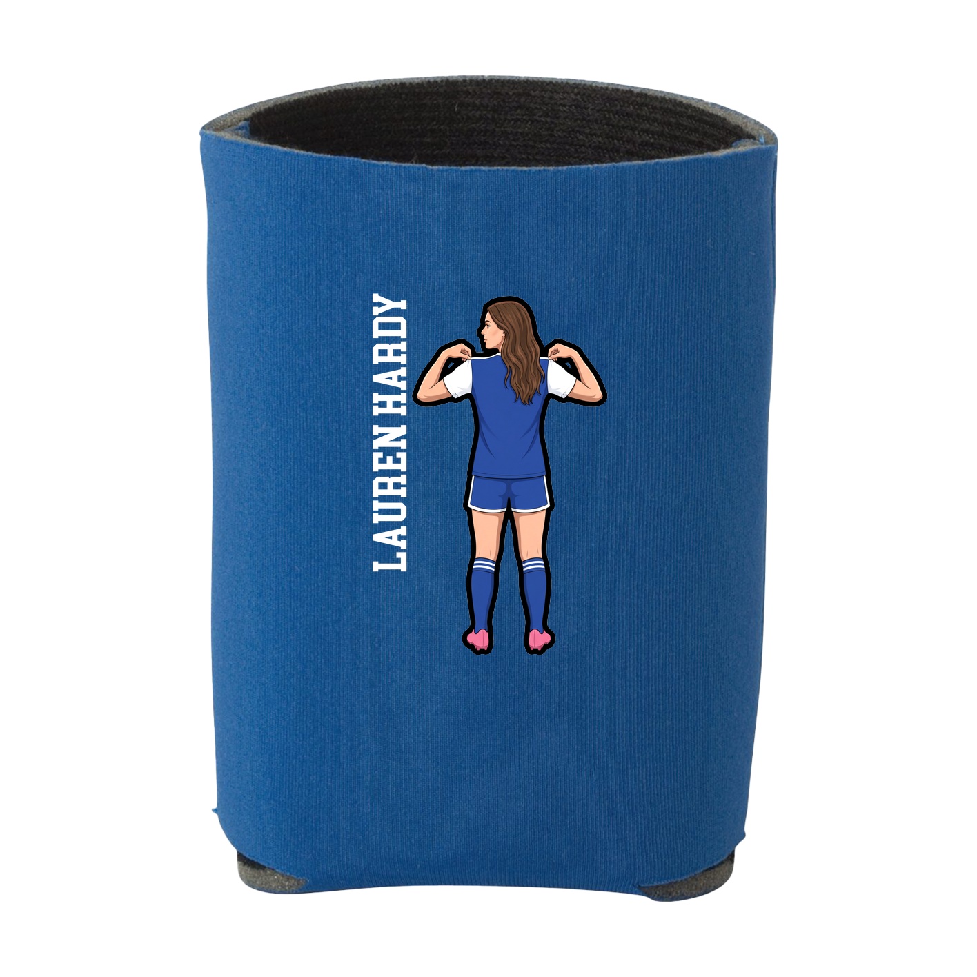 Can Holder — Name Vertical in Royal