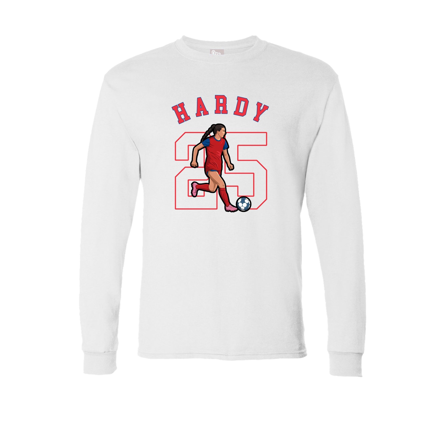 Long Sleeve Tee — Shirsey Arch in White