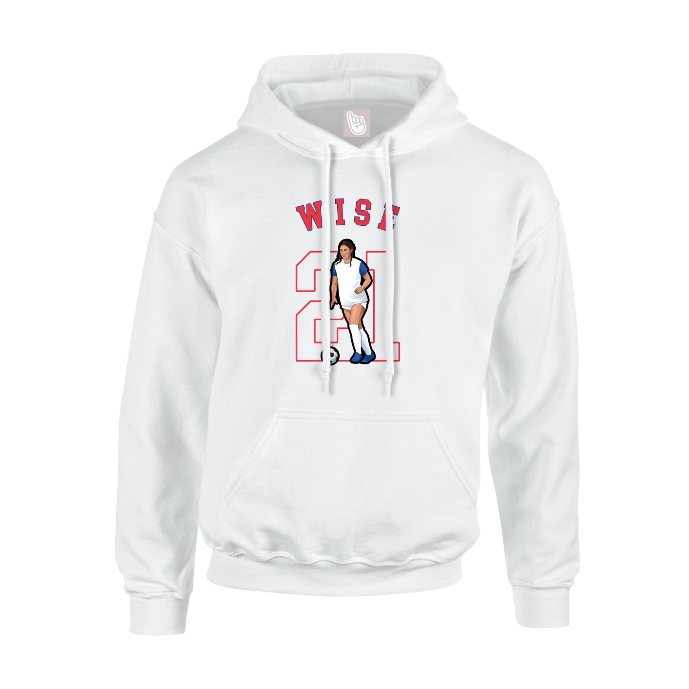 Hoodie — Shirsey Arch in White