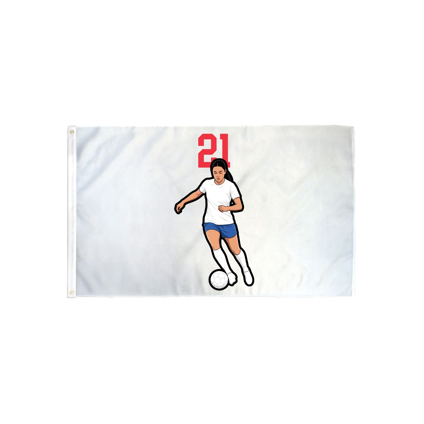 3x5 Flag — Number Top in Classic