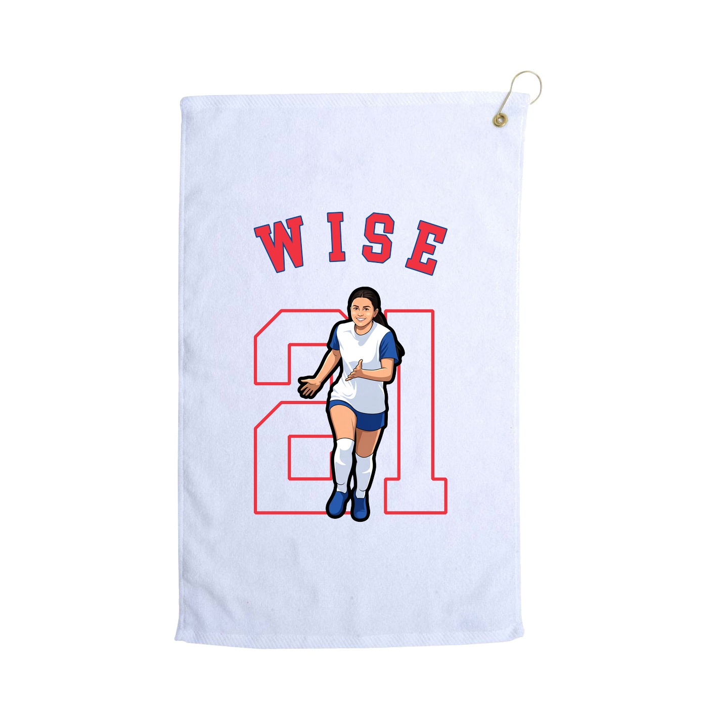 Golf Towel — Shirsey Arch in White
