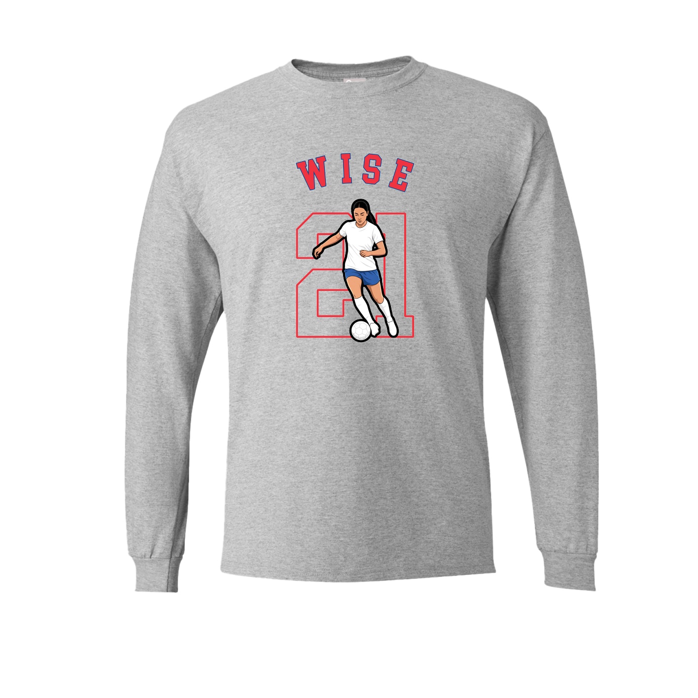 Long Sleeve Tee — Shirsey Arch in Grey