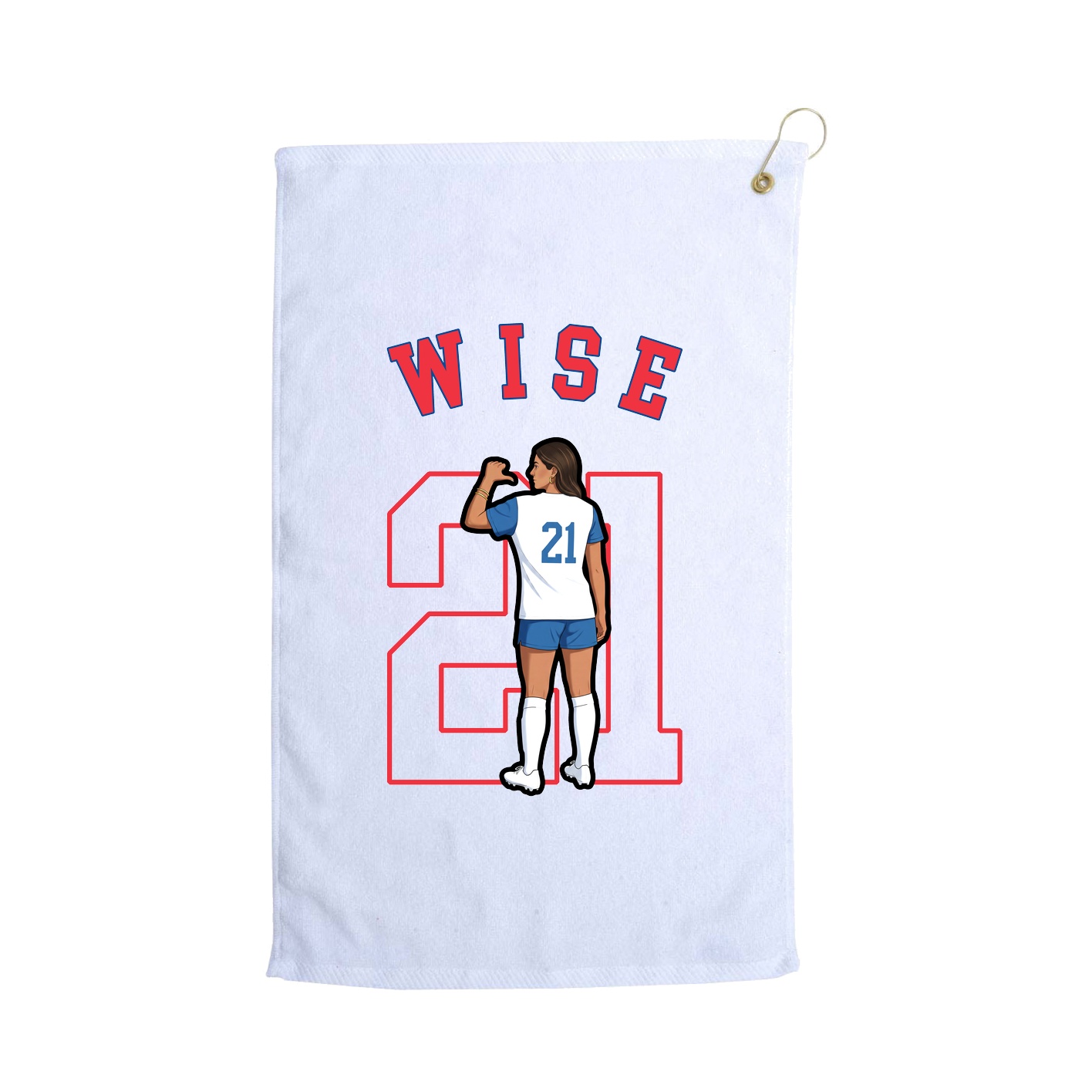 Golf Towel — Shirsey Arch in White