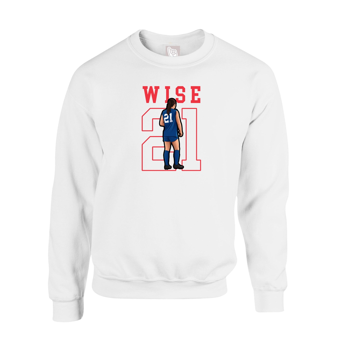 Fleece Crew — Shirsey in White