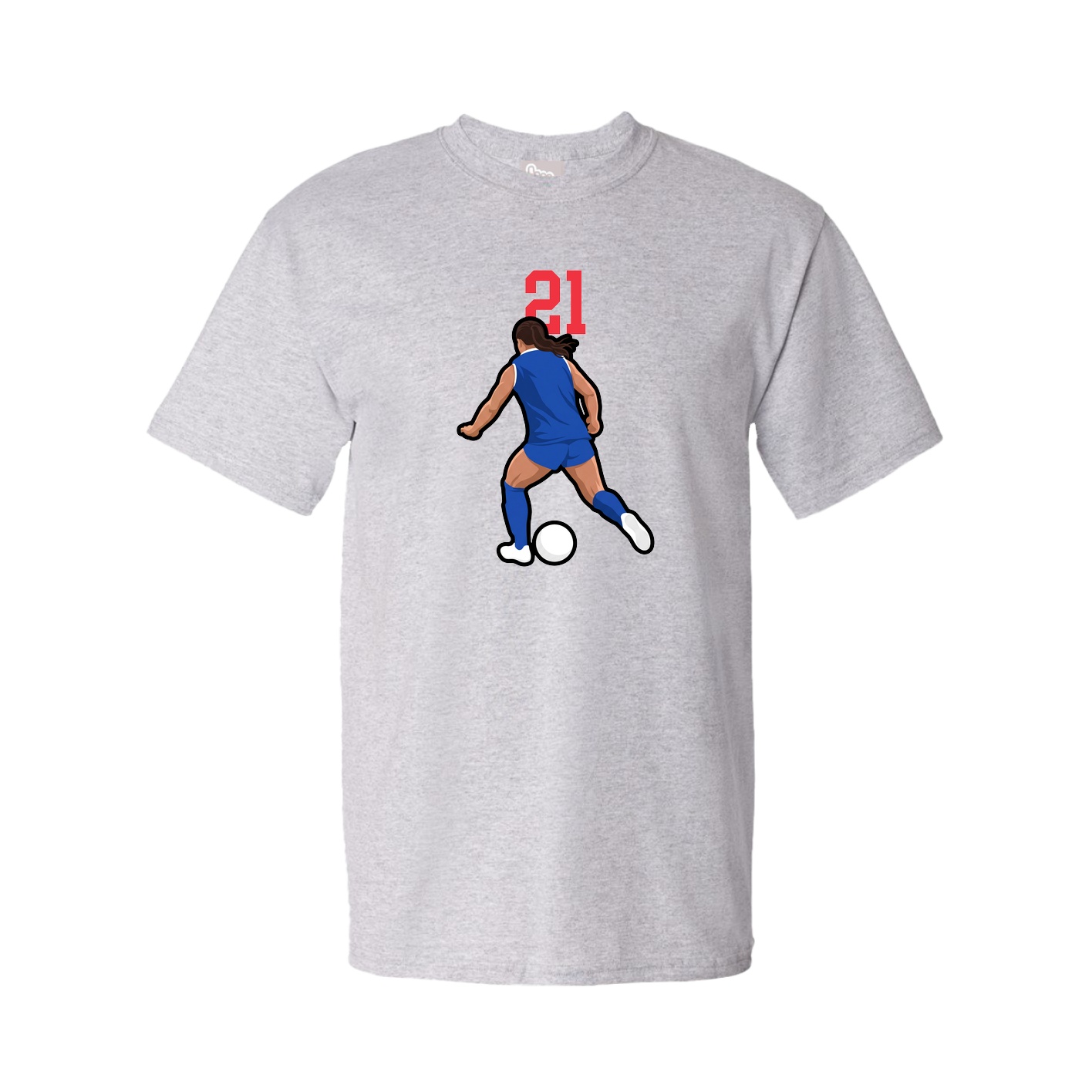 Tee — Number Top in Grey