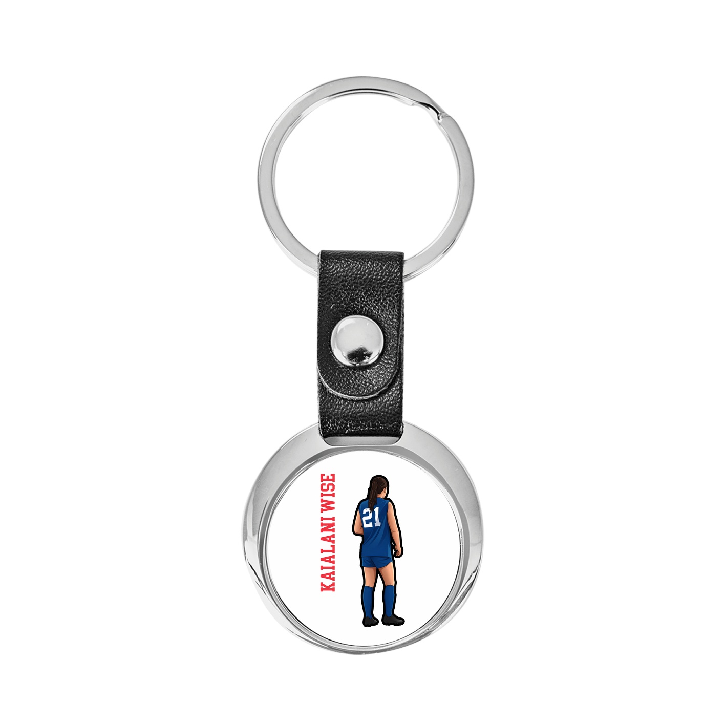 Key Chain — Name Vertical in Classic