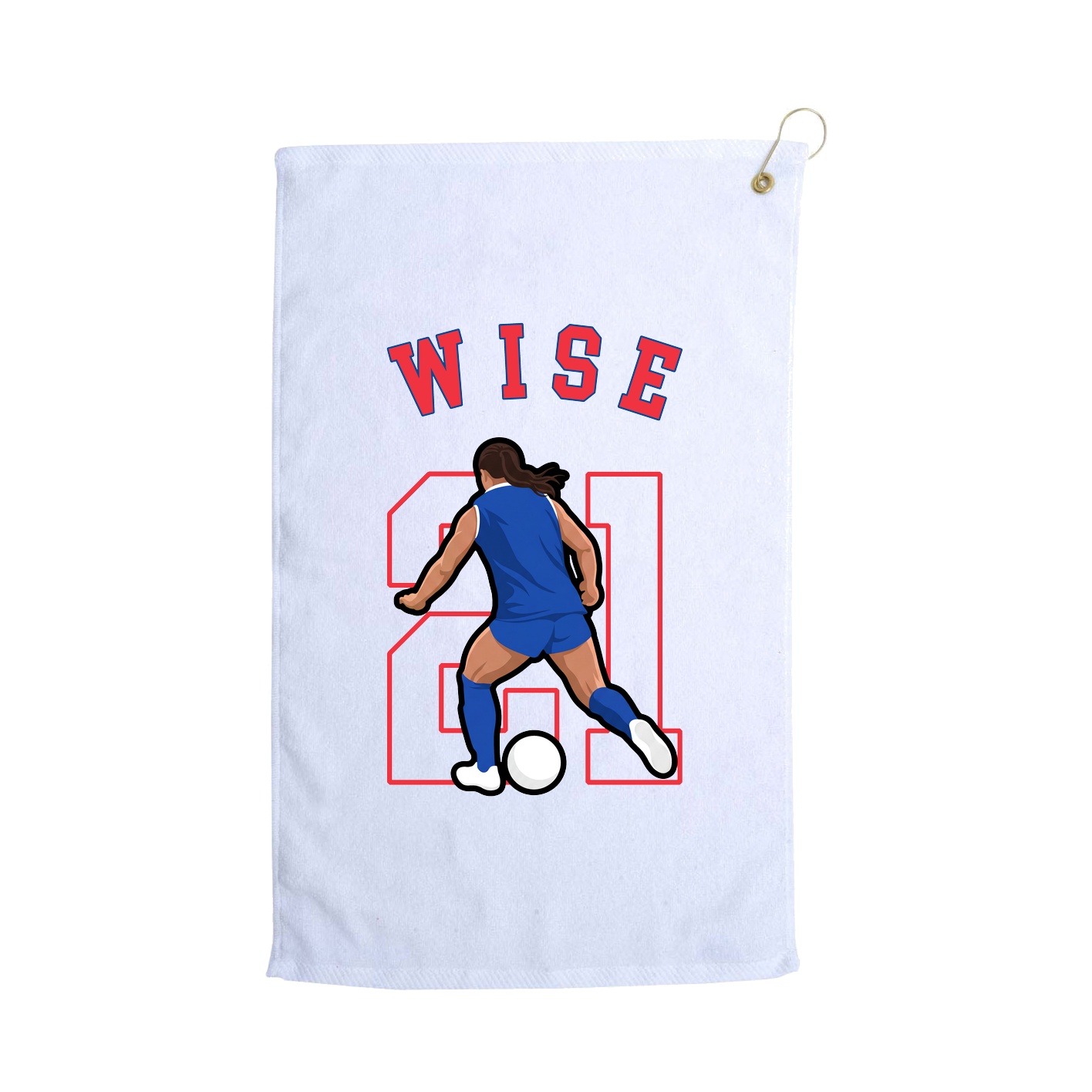 Golf Towel — Shirsey Arch in White