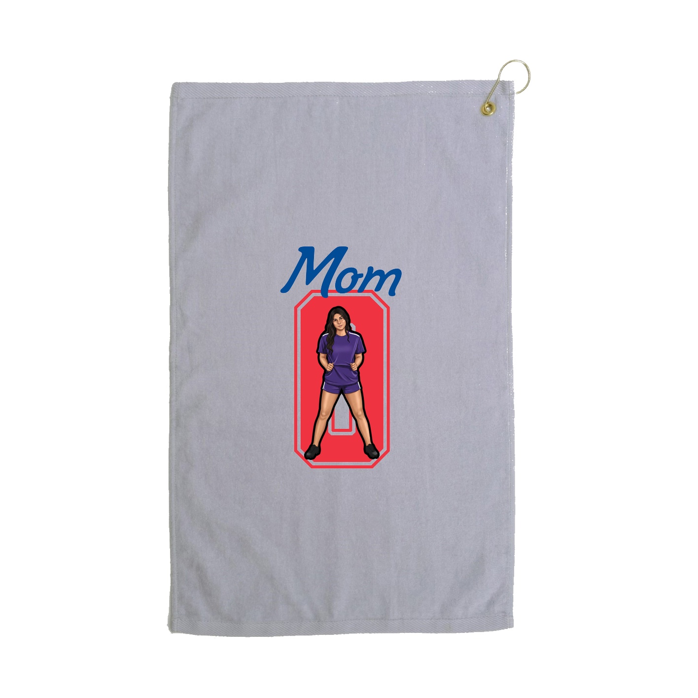 Golf Towel — Mothers Day Shirsey in Grey