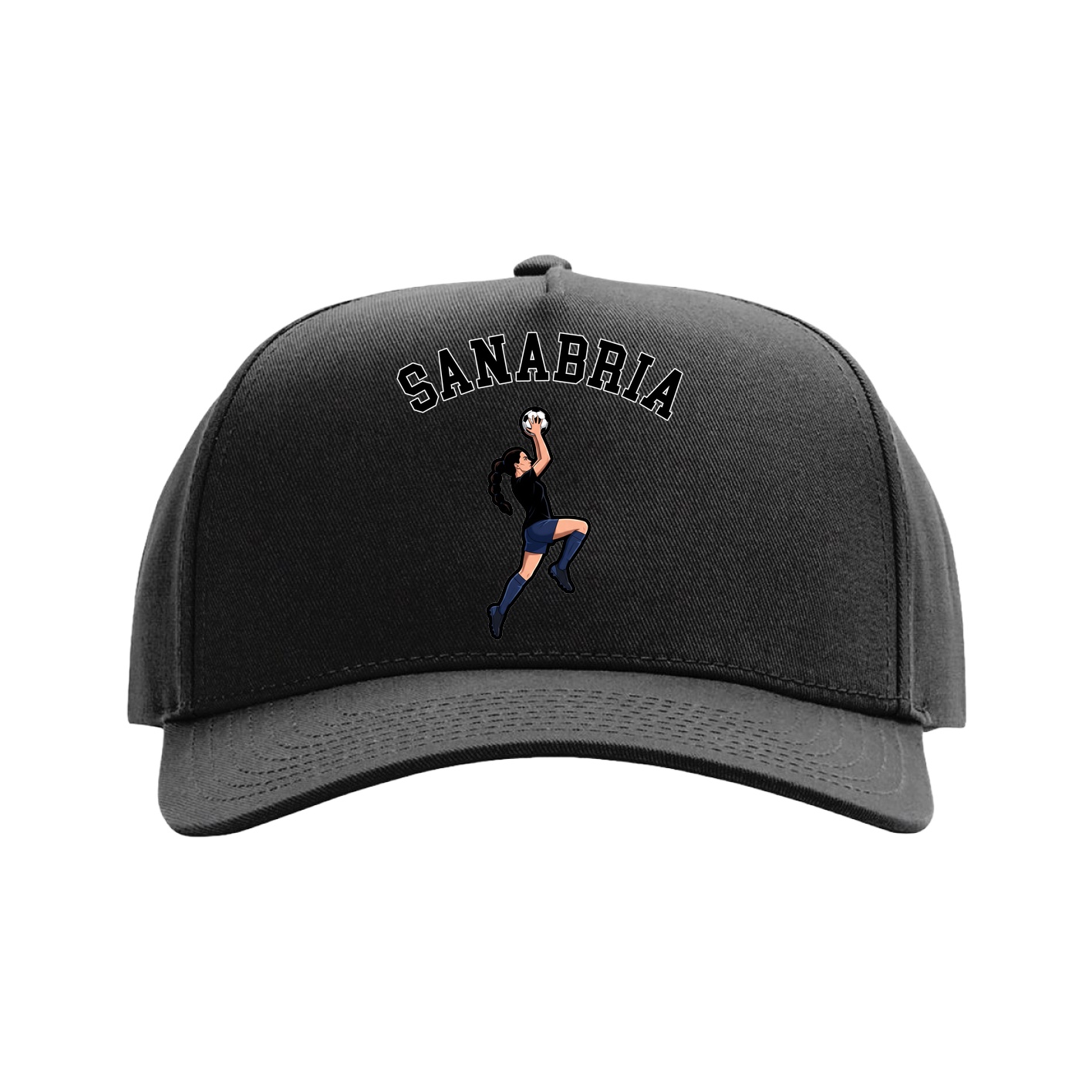 Full Fabric Five-Panel Champ Cap