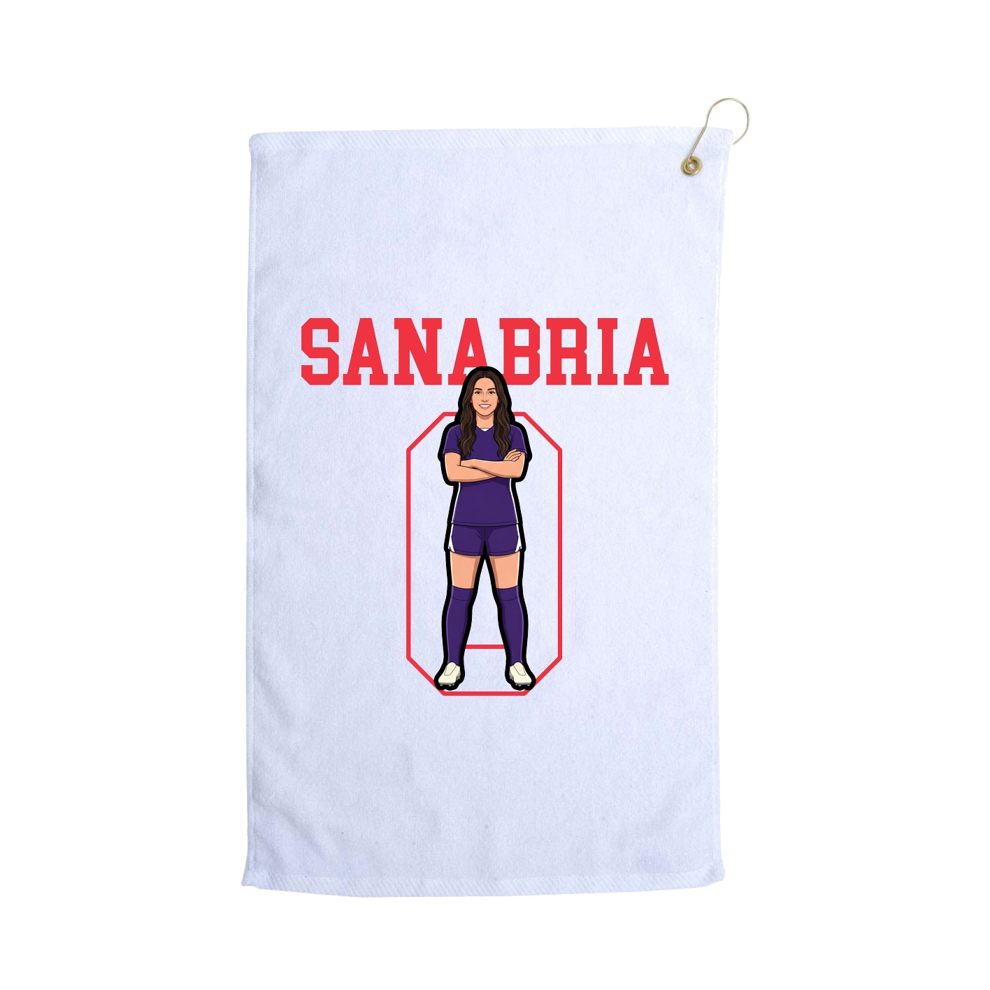 Golf Towel — Shirsey in White