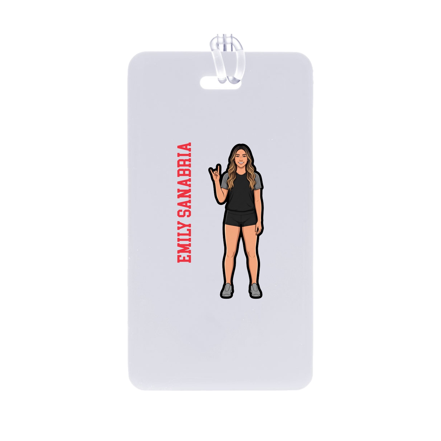 Bag Tag — Name Vertical in Classic