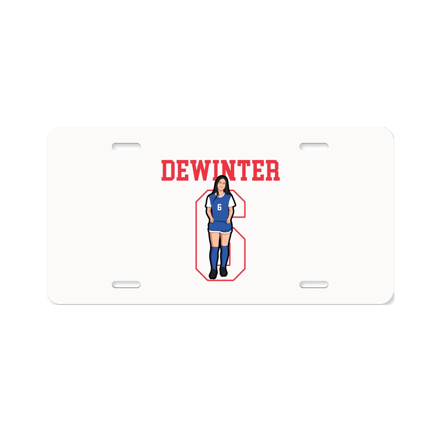 License Plate — Shirsey in Classic